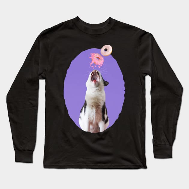 My Fav Food Is Donut (Doughnut) Long Sleeve T-Shirt by leBoosh-Designs